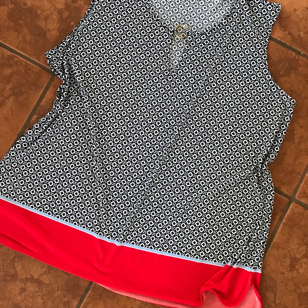 Classic top in red white and Blue!